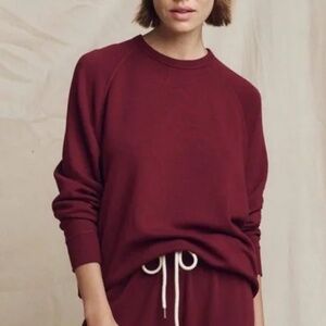 The Great College Sweatshirt in Burgundy / Maroon, Size 1 (Small)